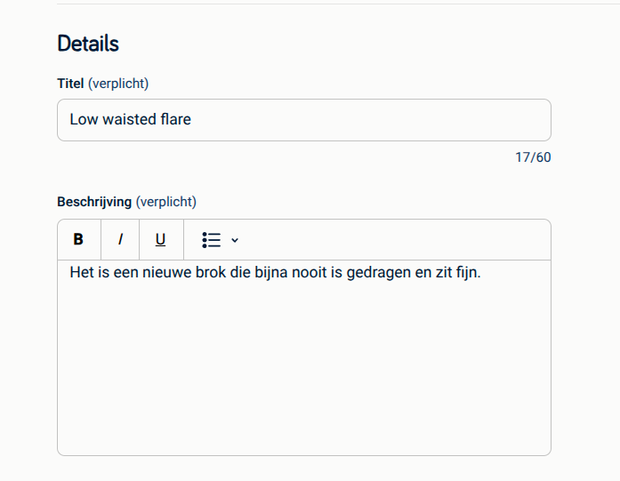 Crosslee auto-filling the listing form